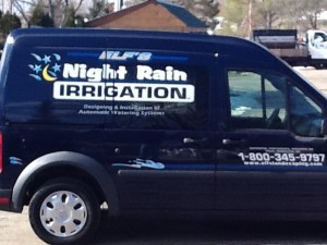 Night Rain Irrigation Service Van