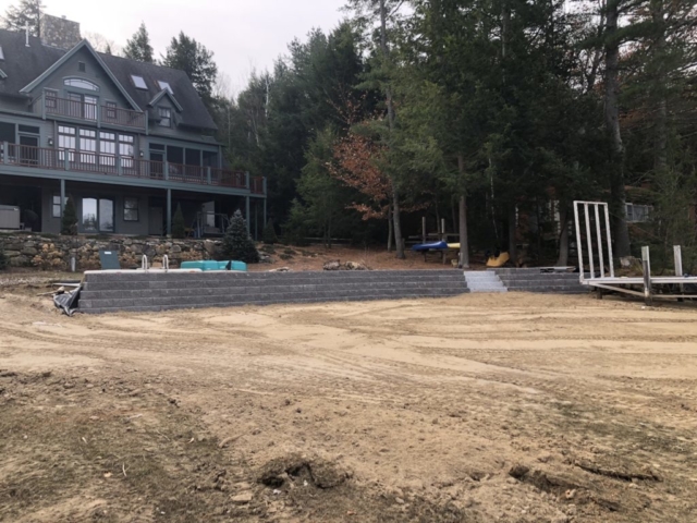 Retaining Wall Wolfeboro New Hampshire