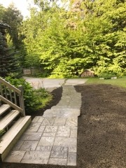 Front Walkway - Pavers - Portsmouth Landscaping