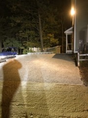 Paver Driveway Complete - Wolfeboro Landscaping